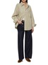 Figure View - Click To Enlarge - MO&CO. - Oversized Faux Leather Shirt Jacket