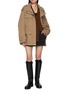 Figure View - Click To Enlarge - MO&CO. - Drawstring Cotton Jacket