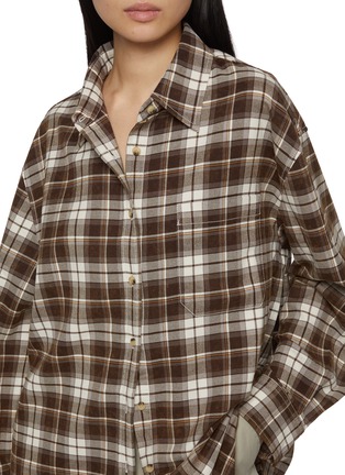  - MO&CO. - Long Sleeve Chequered Shirt