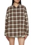 Main View - Click To Enlarge - MO&CO. - Long Sleeve Chequered Shirt