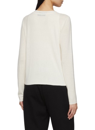 Back View - Click To Enlarge - MO&CO. - Layered Wool Cardigan Set