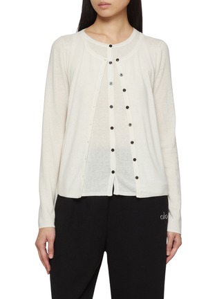Main View - Click To Enlarge - MO&CO. - Layered Wool Cardigan Set