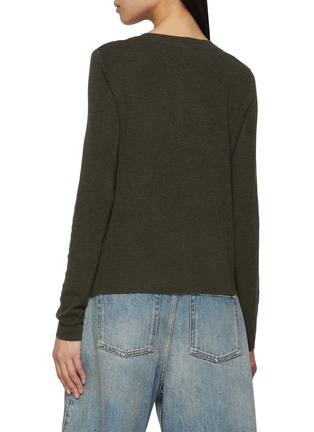 Back View - Click To Enlarge - MO&CO. - Layered Wool Cardigan Set