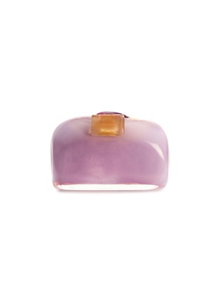 Main View - Click To Enlarge - HENRY DEAN - Clutch Glass Vase — Lilac