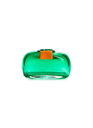 Main View - Click To Enlarge - HENRY DEAN - Clutch Glass Vase — Green