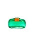Main View - Click To Enlarge - HENRY DEAN - Clutch Glass Vase — Green