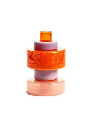 Main View - Click To Enlarge - HENRY DEAN - Collectibles Small Cylinder Holder — Orange