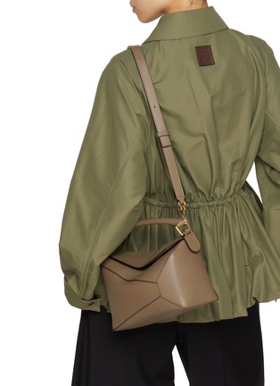 Front View - Click To Enlarge - LOEWE - Medium Puzzle Edge Grained Leather Bag