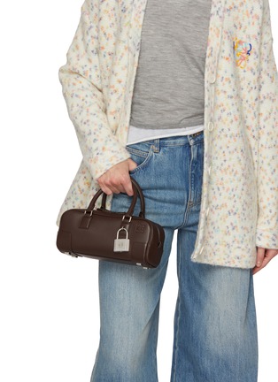 Front View - Click To Enlarge - LOEWE - Amazona 23 Cropped Leather Handbag