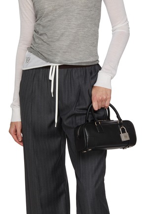 Front View - Click To Enlarge - LOEWE - Amazona 23 Cropped Leather Handbag