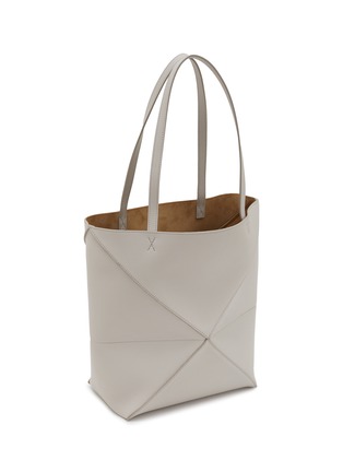 Detail View - Click To Enlarge - LOEWE - Medium Puzzle Fold Leather Tote Bag