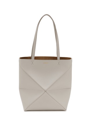 Main View - Click To Enlarge - LOEWE - Medium Puzzle Fold Leather Tote Bag