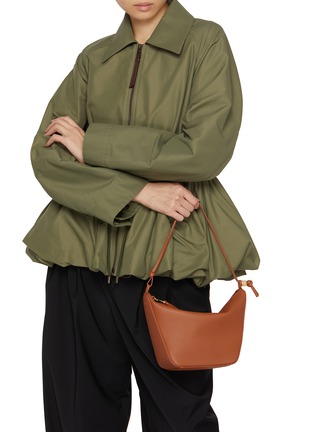 Front View - Click To Enlarge - LOEWE - Mini Hammock Leather Hobo Bag