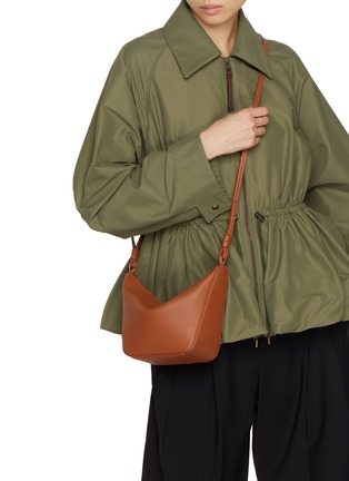 Figure View - Click To Enlarge - LOEWE - Mini Hammock Leather Hobo Bag