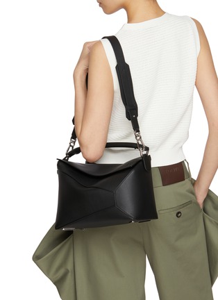 Figure View - Click To Enlarge - LOEWE - Medium Puzzle Edge Leather Bag