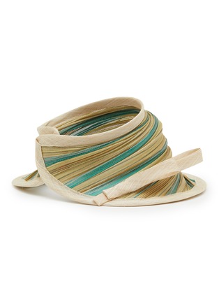 Figure View - Click To Enlarge - LANE'S - Foldable Buntal Lurex Hat