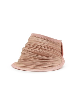 Main View - Click To Enlarge - LANE'S - Foldable Buntal Lurex Hat