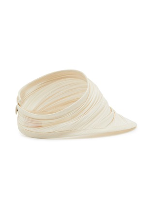 Figure View - Click To Enlarge - LANE'S - Foldable Buntal Lurex Visor