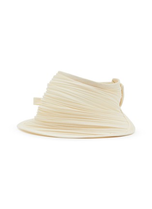 Main View - Click To Enlarge - LANE'S - Foldable Buntal Lurex Hat