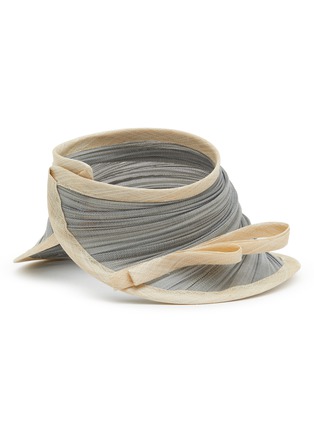 Figure View - Click To Enlarge - LANE'S - Foldable Buntal Lurex Hat