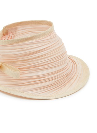 Detail View - Click To Enlarge - LANE'S - Foldable Buntal Lurex Hat