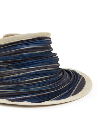 Detail View - Click To Enlarge - LANE'S - Foldable Buntal Lurex Hat