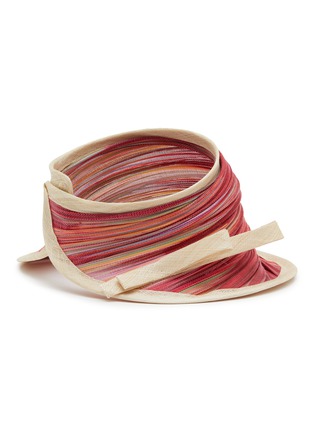 Figure View - Click To Enlarge - LANE'S - Foldable Buntal Lurex Hat