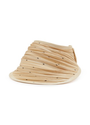 Main View - Click To Enlarge - LANE'S - Foldable Buntal Lurex Hat