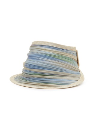 Main View - Click To Enlarge - LANE'S - Foldable Buntal Lurex Hat