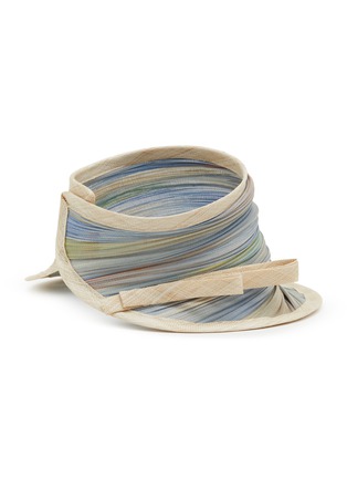 Figure View - Click To Enlarge - LANE'S - Foldable Buntal Lurex Hat