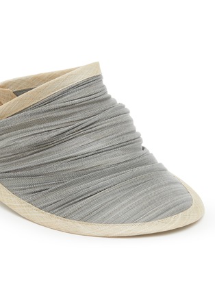 Detail View - Click To Enlarge - LANE'S - Foldable Buntal Lurex Visor