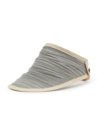 Main View - Click To Enlarge - LANE'S - Foldable Buntal Lurex Visor