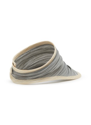 Figure View - Click To Enlarge - LANE'S - Foldable Buntal Lurex Visor