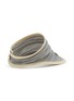 Figure View - Click To Enlarge - LANE'S - Foldable Buntal Lurex Visor