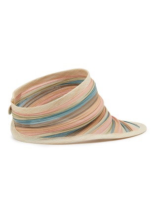 Figure View - Click To Enlarge - LANE'S - Foldable Buntal Lurex Visor