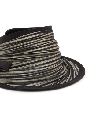 Detail View - Click To Enlarge - LANE'S - Foldable Buntal Lurex Hat