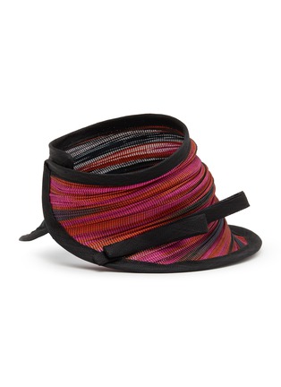 Figure View - Click To Enlarge - LANE'S - Foldable Buntal Lurex Hat