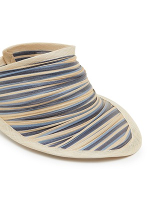 Detail View - Click To Enlarge - LANE'S - Foldable Buntal Lurex Visor