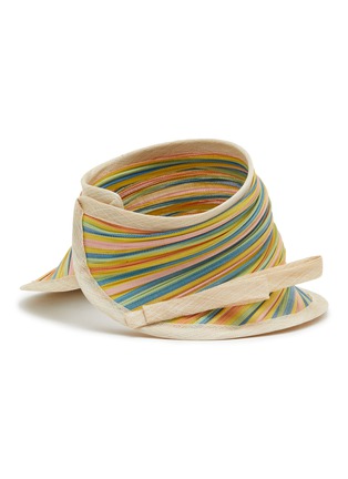 Figure View - Click To Enlarge - LANE'S - Foldable Buntal Lurex Hat