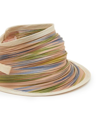 Detail View - Click To Enlarge - LANE'S - Foldable Buntal Lurex Hat