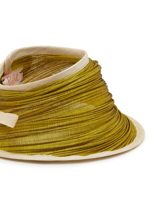 Detail View - Click To Enlarge - LANE'S - Foldable Buntal Lurex Hat