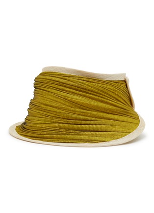 Main View - Click To Enlarge - LANE'S - Foldable Buntal Lurex Hat