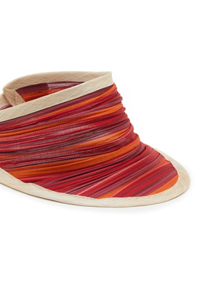 Detail View - Click To Enlarge - LANE'S - Foldable Buntal Lurex Visor