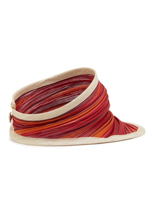 Figure View - Click To Enlarge - LANE'S - Foldable Buntal Lurex Visor