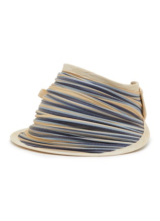 Main View - Click To Enlarge - LANE'S - Foldable Buntal Lurex Hat