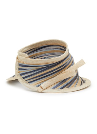 Figure View - Click To Enlarge - LANE'S - Foldable Buntal Lurex Hat