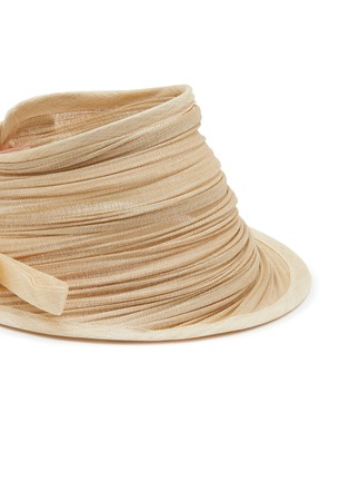 Detail View - Click To Enlarge - LANE'S - Foldable Buntal Lurex Hat