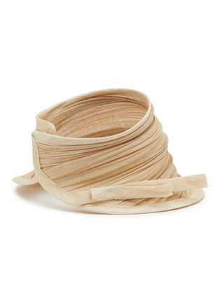 Figure View - Click To Enlarge - LANE'S - Foldable Buntal Lurex Hat