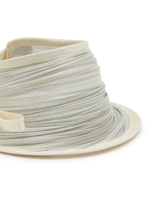 Detail View - Click To Enlarge - LANE'S - Foldable Buntal Lurex Hat