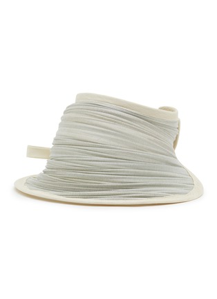 Main View - Click To Enlarge - LANE'S - Foldable Buntal Lurex Hat